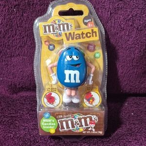 M&M'S Blue Flip Up Character Watch With Candy